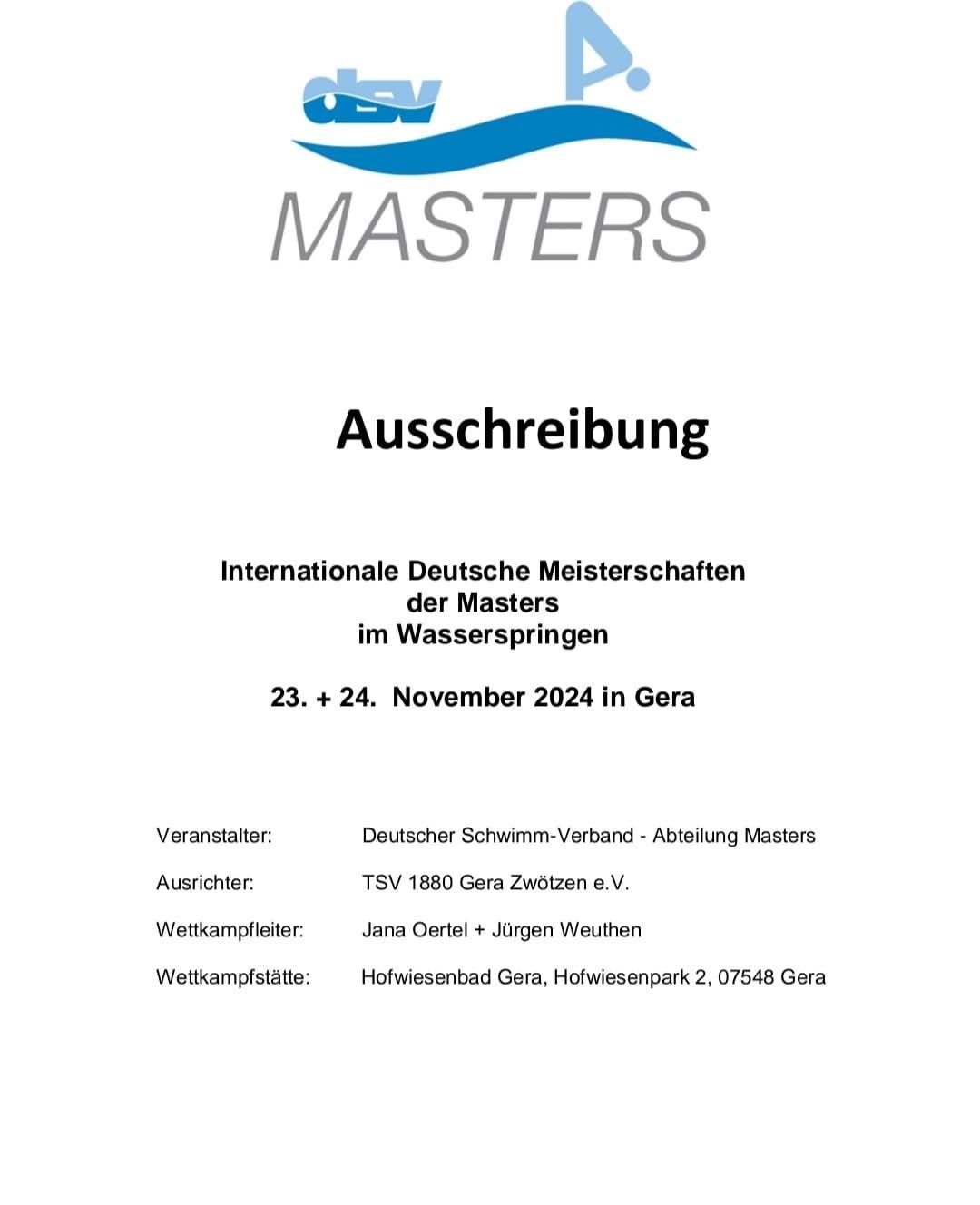 German Winter Masters