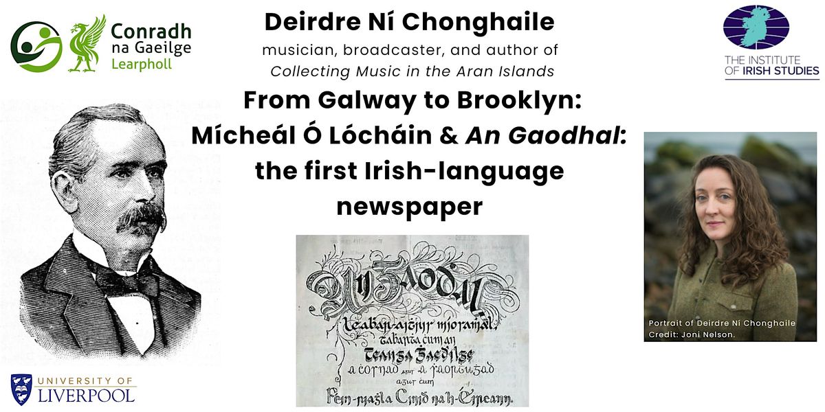 From Galway to Brooklyn: M\u00edche\u00e1l \u00d3 L\u00f3ch\u00e1in and An Gaodhal