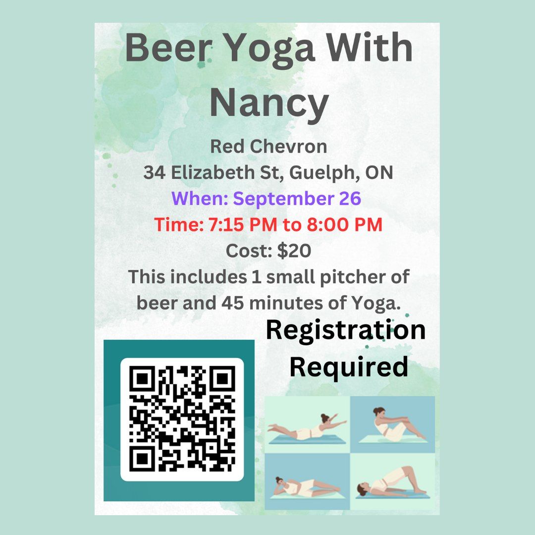 Beer Yoga with Nancy