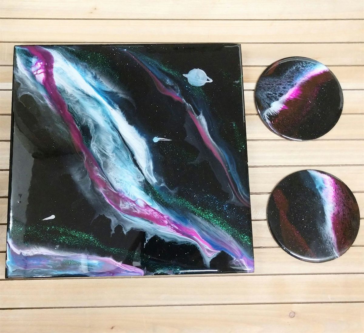 Galaxy Resin Pour - Mapunapuna