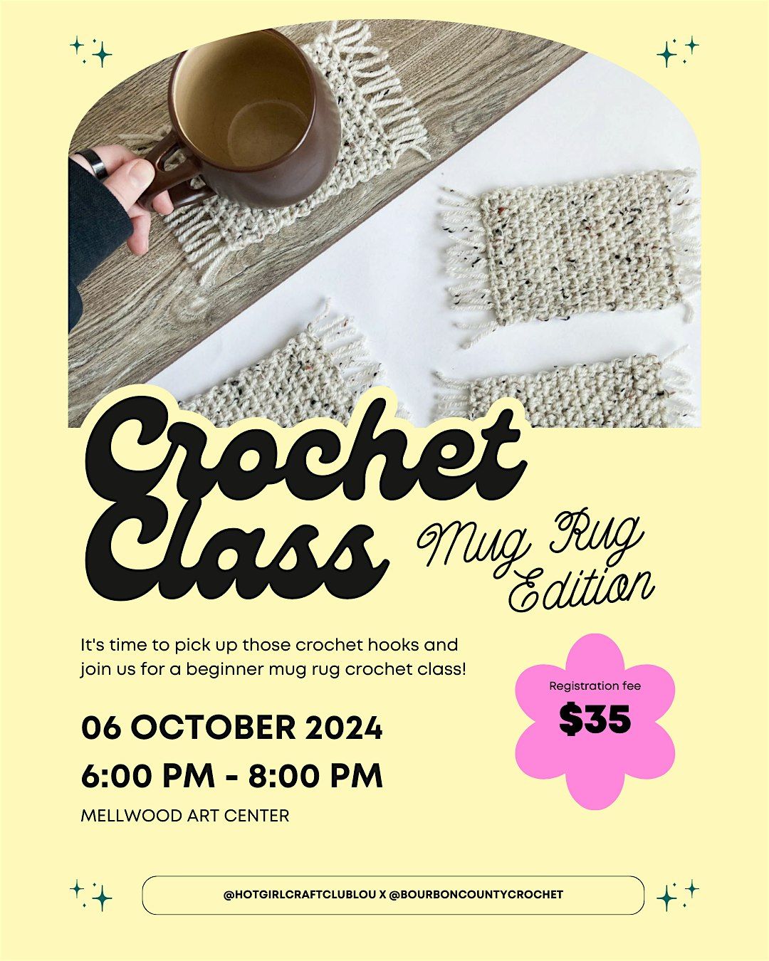 Mug Rug Beginner's Crochet Class