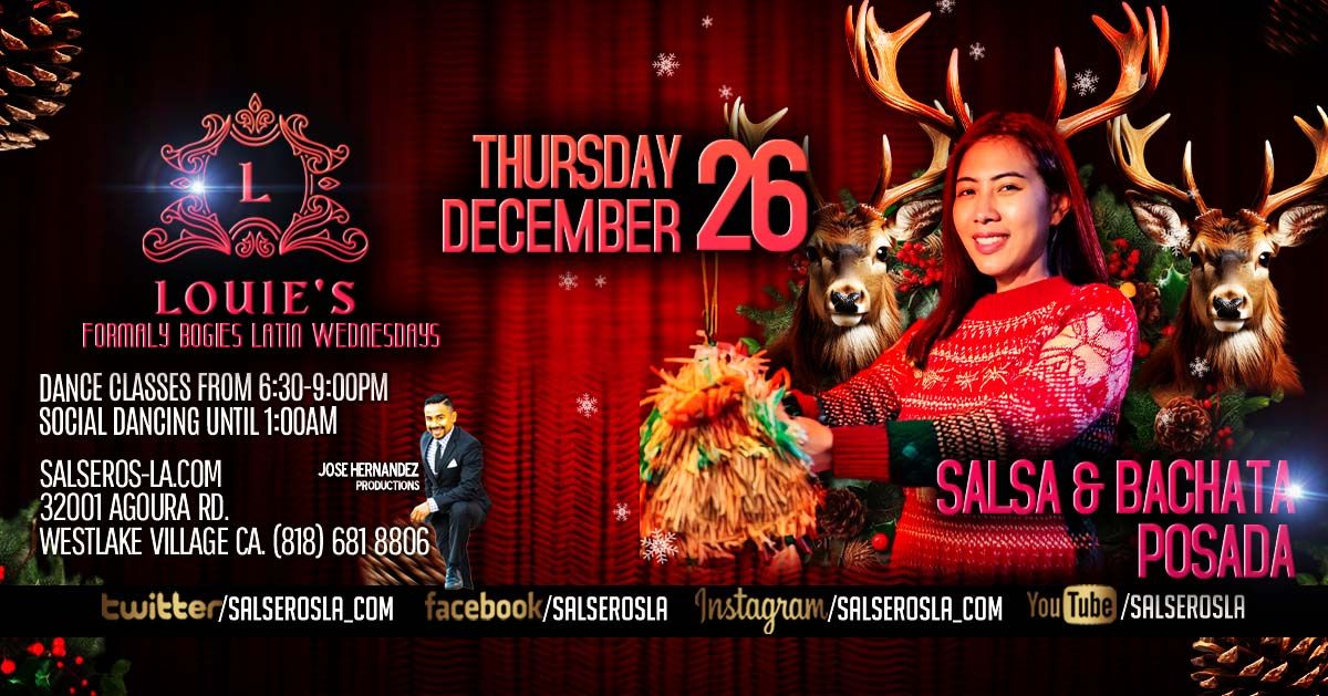 Special Salsa & Bachata Thursday at Club Louie's - Ugly sweater party!