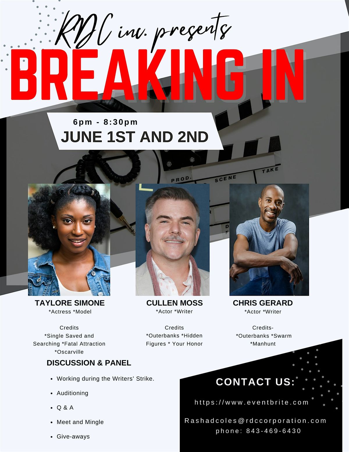 RDC Inc presents "Breaking In"