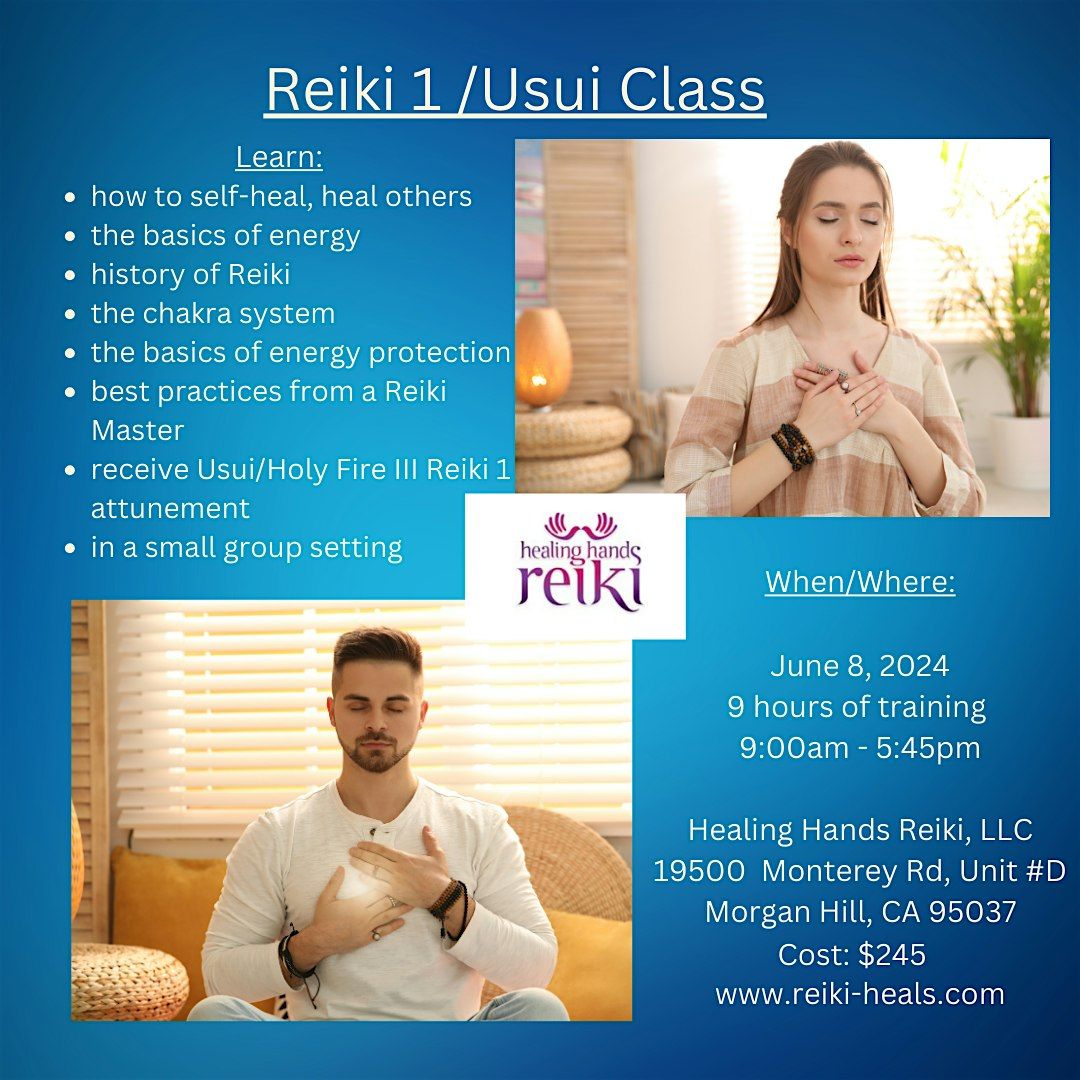 Reiki Level 1 - Traditional Usui( in-person class)