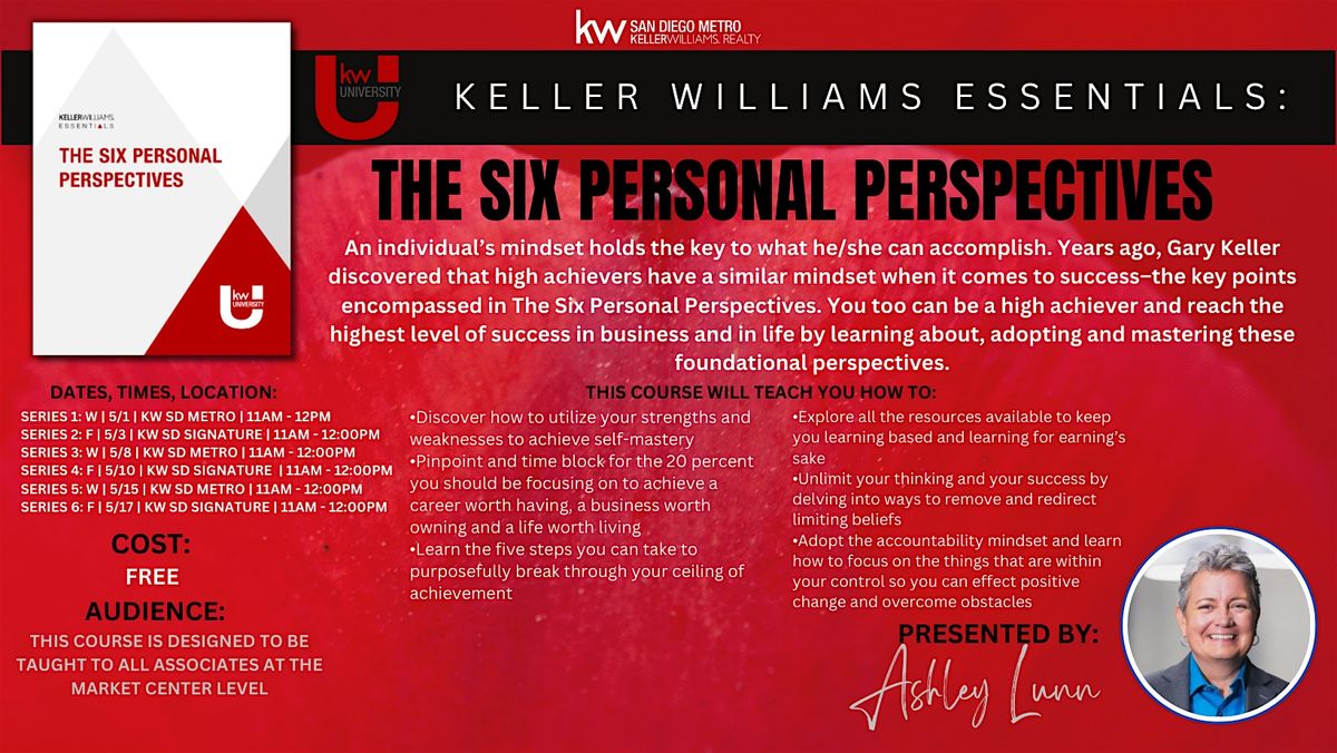 Six Personal Perspectives Series