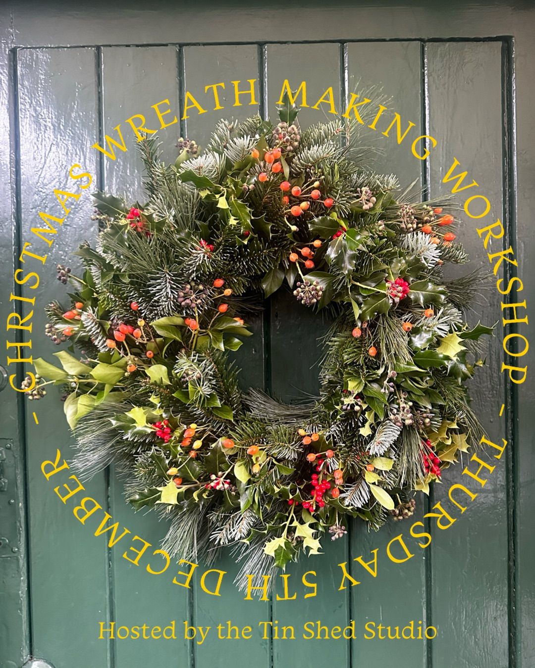 Christmas Wreath Making Workshop - Awbridge 