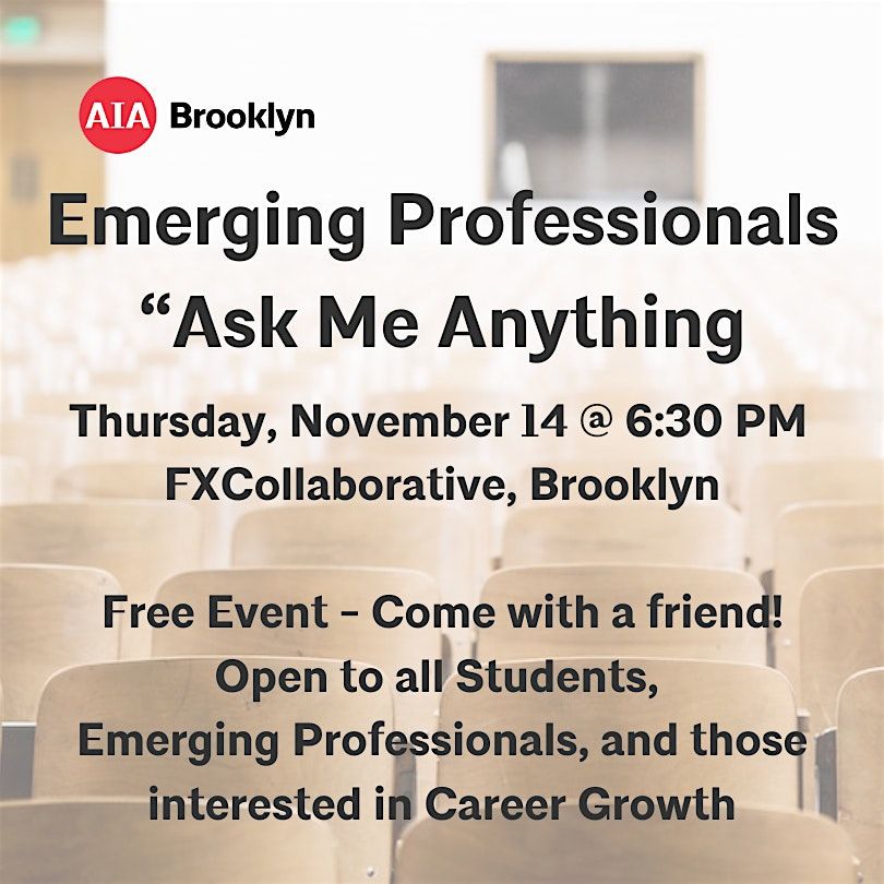 AIA Brooklyn "Ask Me Anything" Event