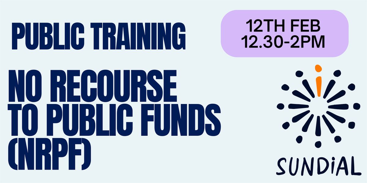 No Recourse to Public Funds (NRPF) Training for Services