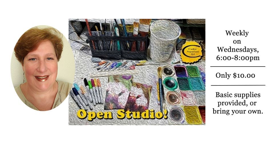 Wednesday Open Studio - Freestyle Art Time with other Art Lovers