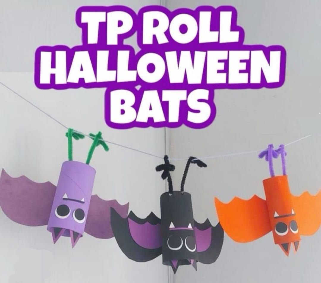 Toilet Paper Roll Bats