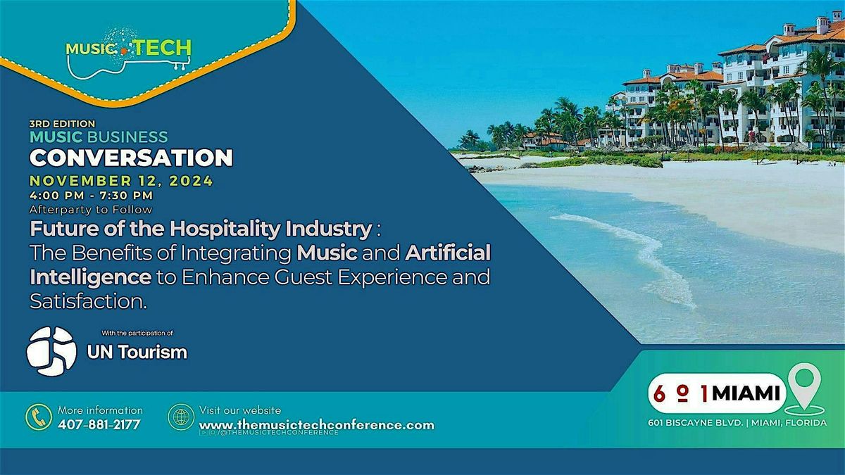 Future of the hospitality industry : Integration of Music, Tech, and AI.