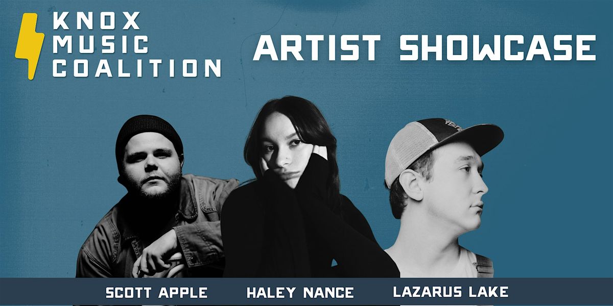 KMC Artist Showcase with Scott Apple, Haley Nance, & Lazarus Lake.