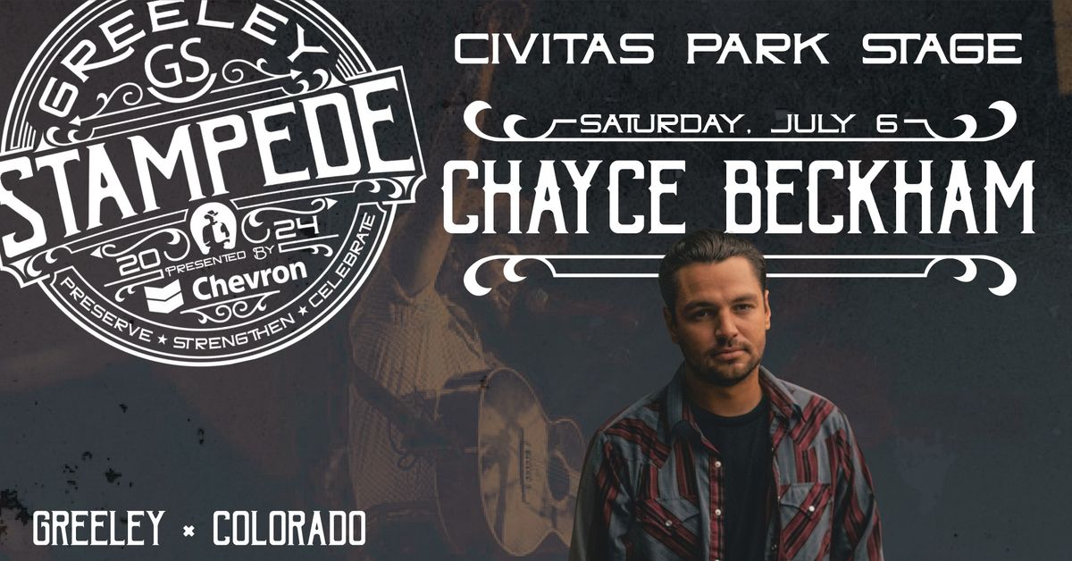 Chayce Beckham on the CIVITAS Park Stage