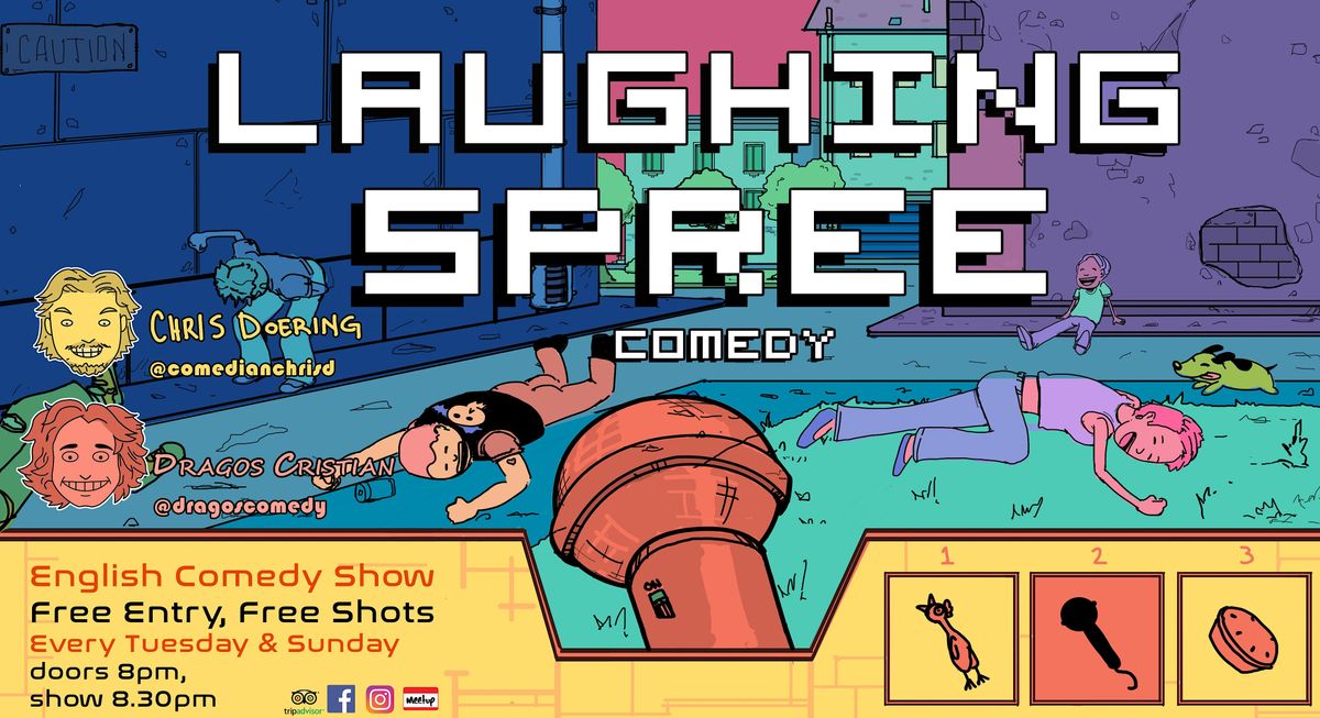 Kopie von Laughing Spree: English Comedy on a BOAT (FREE SHOTS) 09.10.