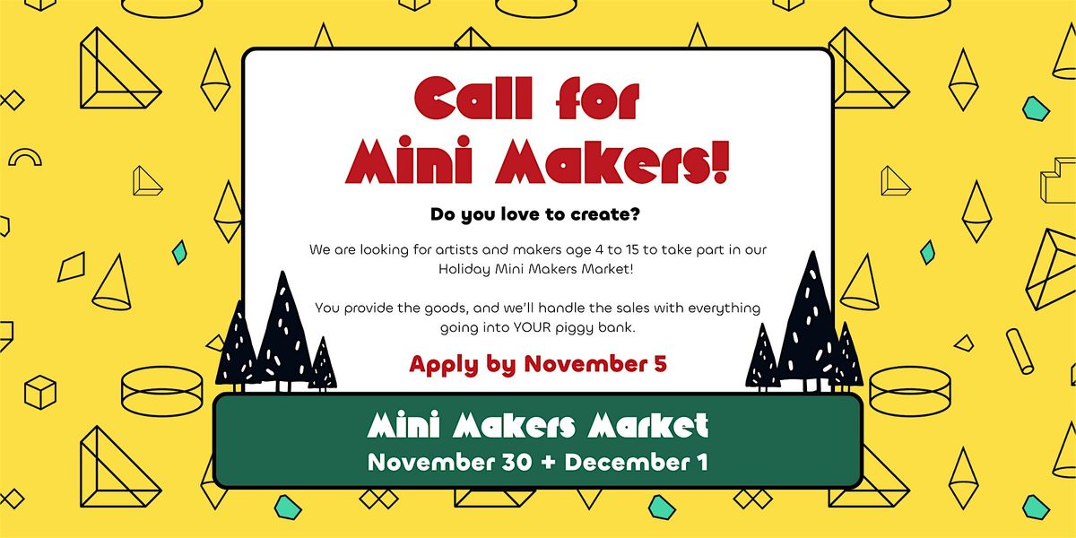 Mini Makers Market - Holiday Edition