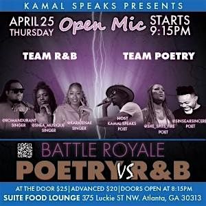 Kamal Speaks Presents: Battle Royale Poetry vs R & B