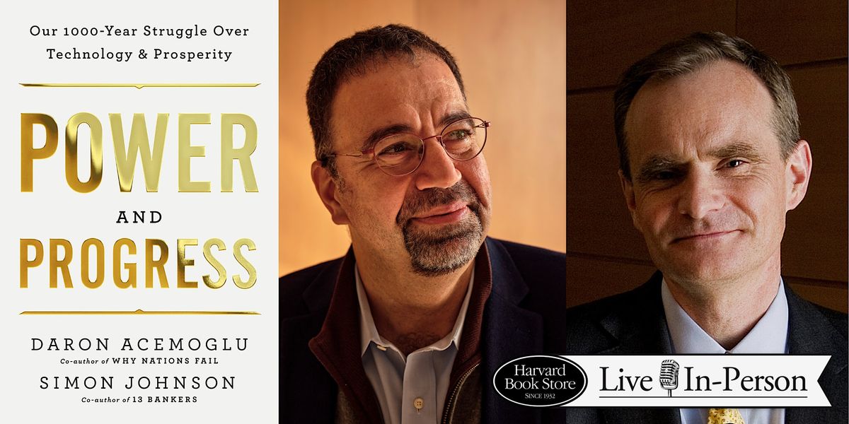 Daron Acemoglu and Simon Johnson at the Brattle Theatre