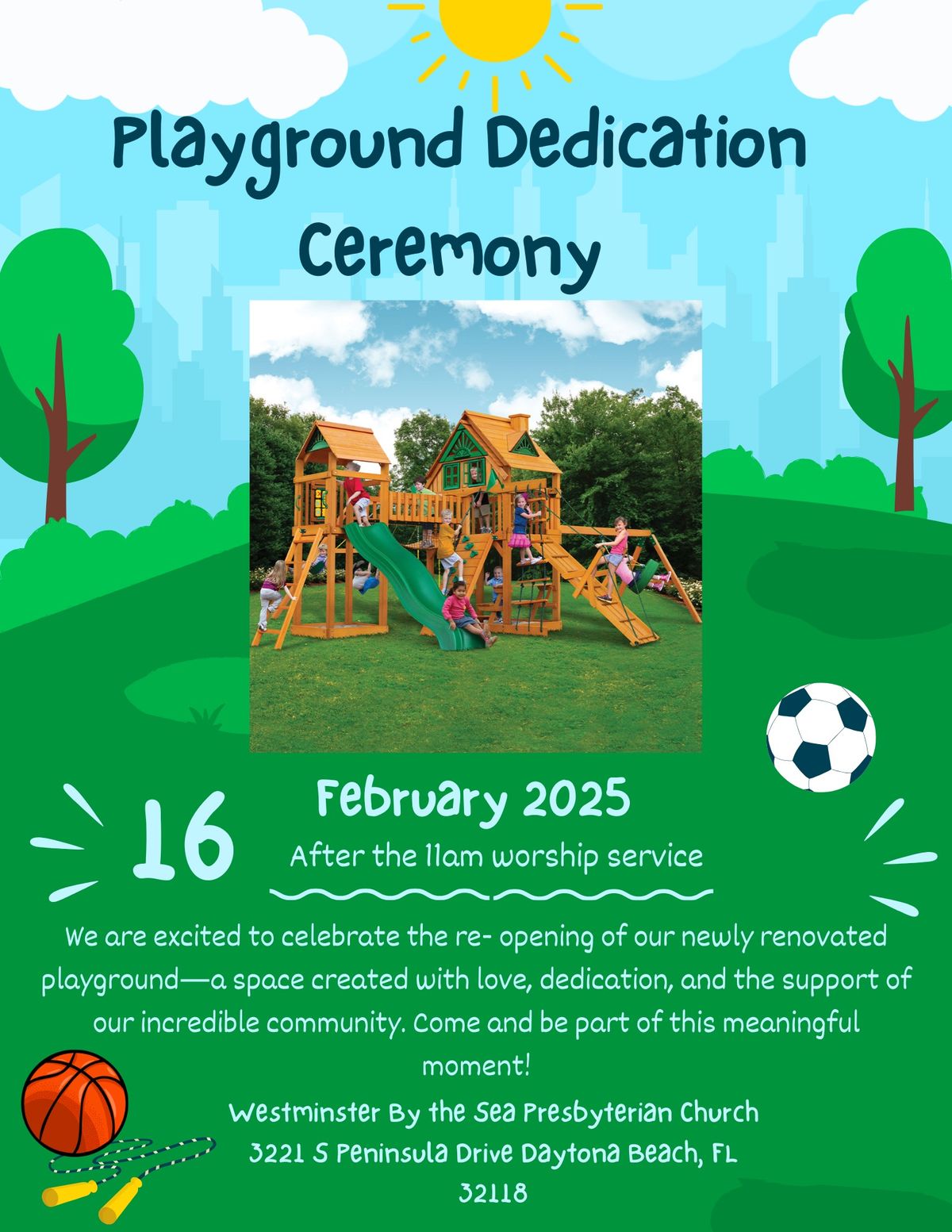 Playground Dedication Ceremony