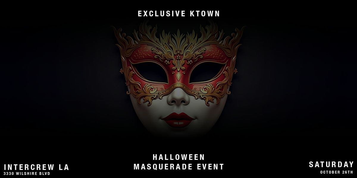 Halloween Masquerade Event in Koreatown - Exclusive