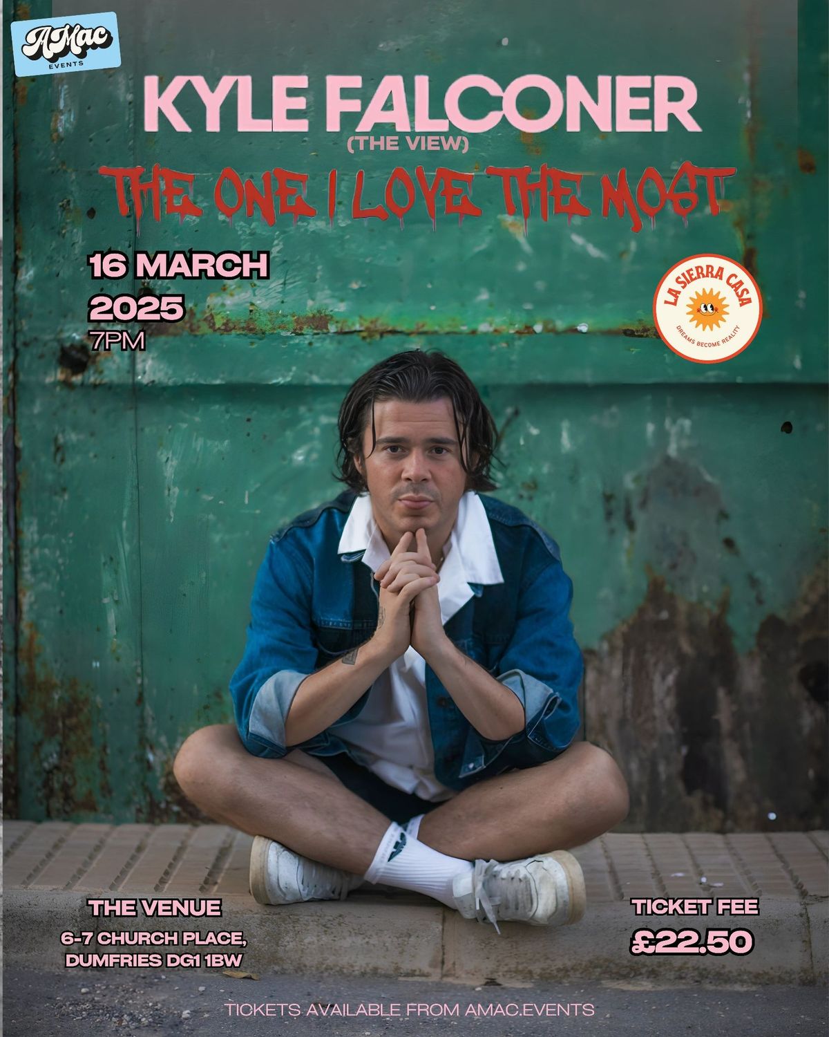 AMAC Events Presents: Kyle Falconer Live @ The Venue, Dumfries