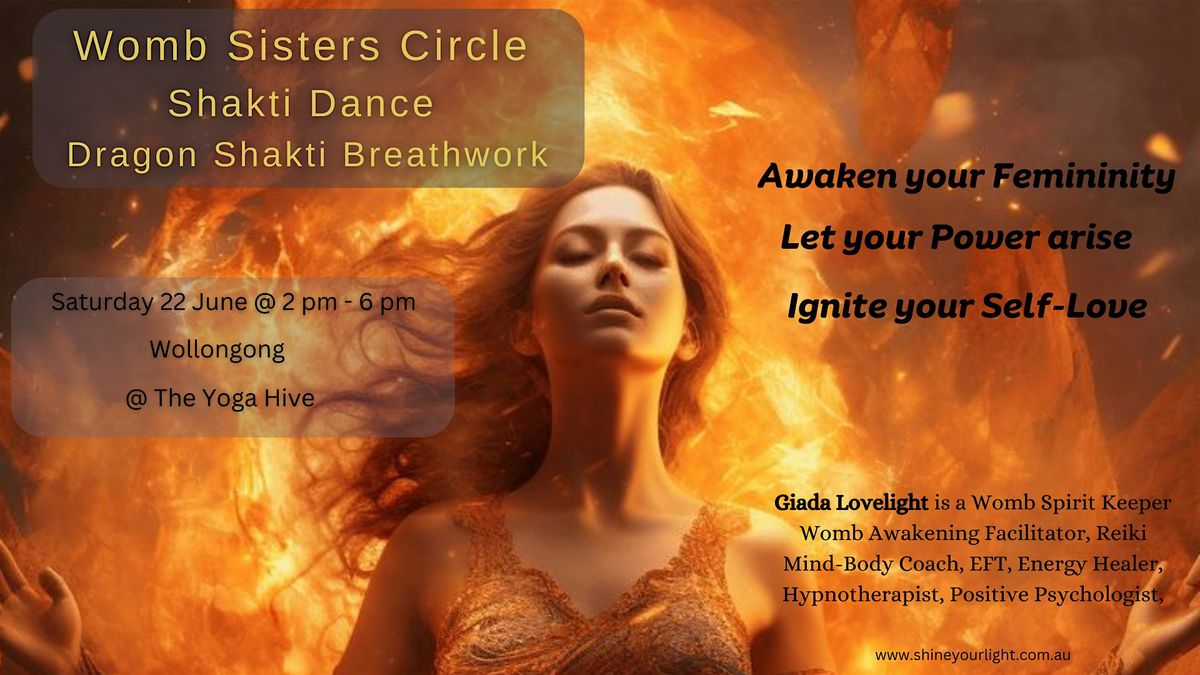 Womb Sisters Circle & Breathwork - Wollongong - June 22