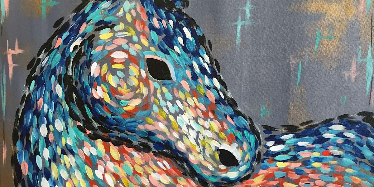 Abstract Horse - Paint and Sip by Classpop!\u2122