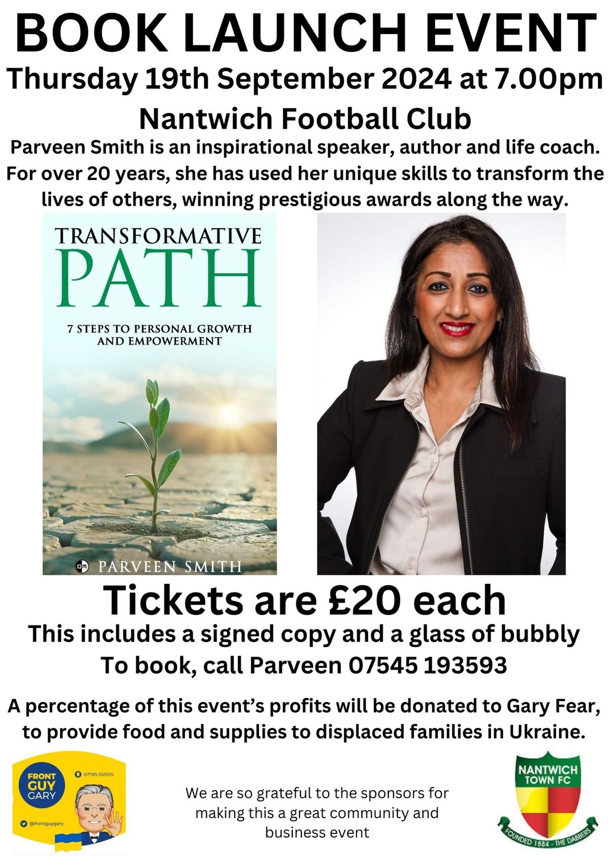 Transformative Path Book Launch Inspirational Evening