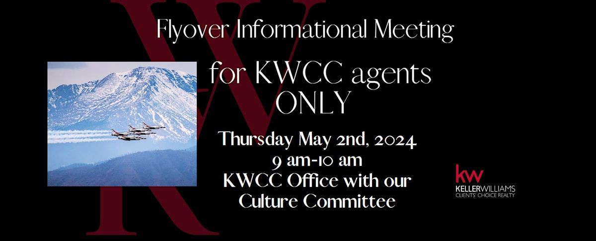 KWCC registration for upcoming Fly Over Event