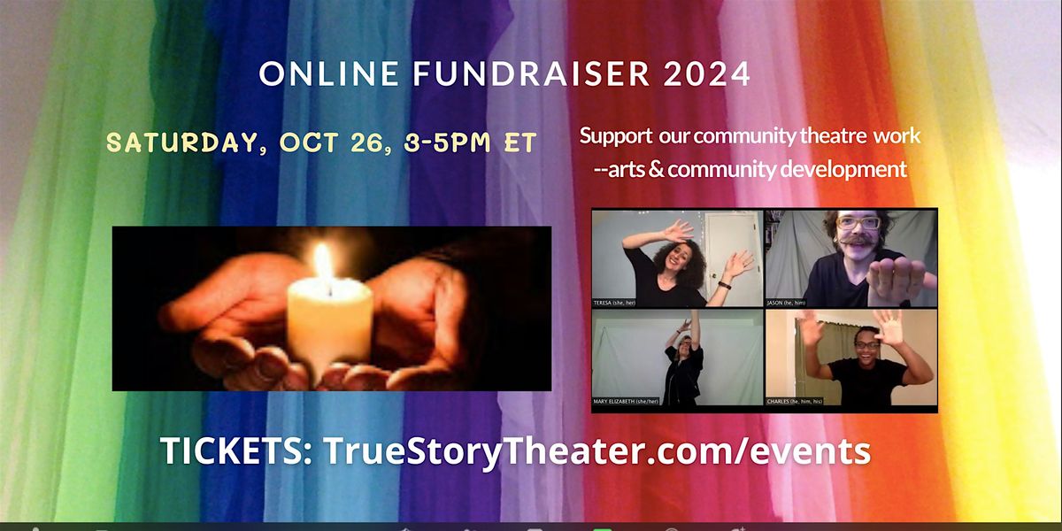 Online Performance Fundraiser\u2013Stories of Grief & Gratitude