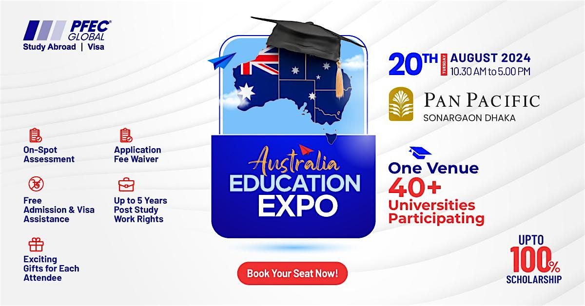 PFEC Global: Australia Education Expo, 20th August 2024