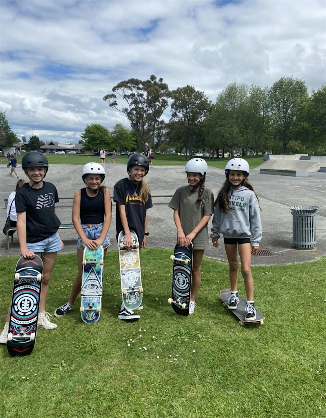 Girls Skate NZ Skateboarding Clinic - Te Pai Skatepark November 2024