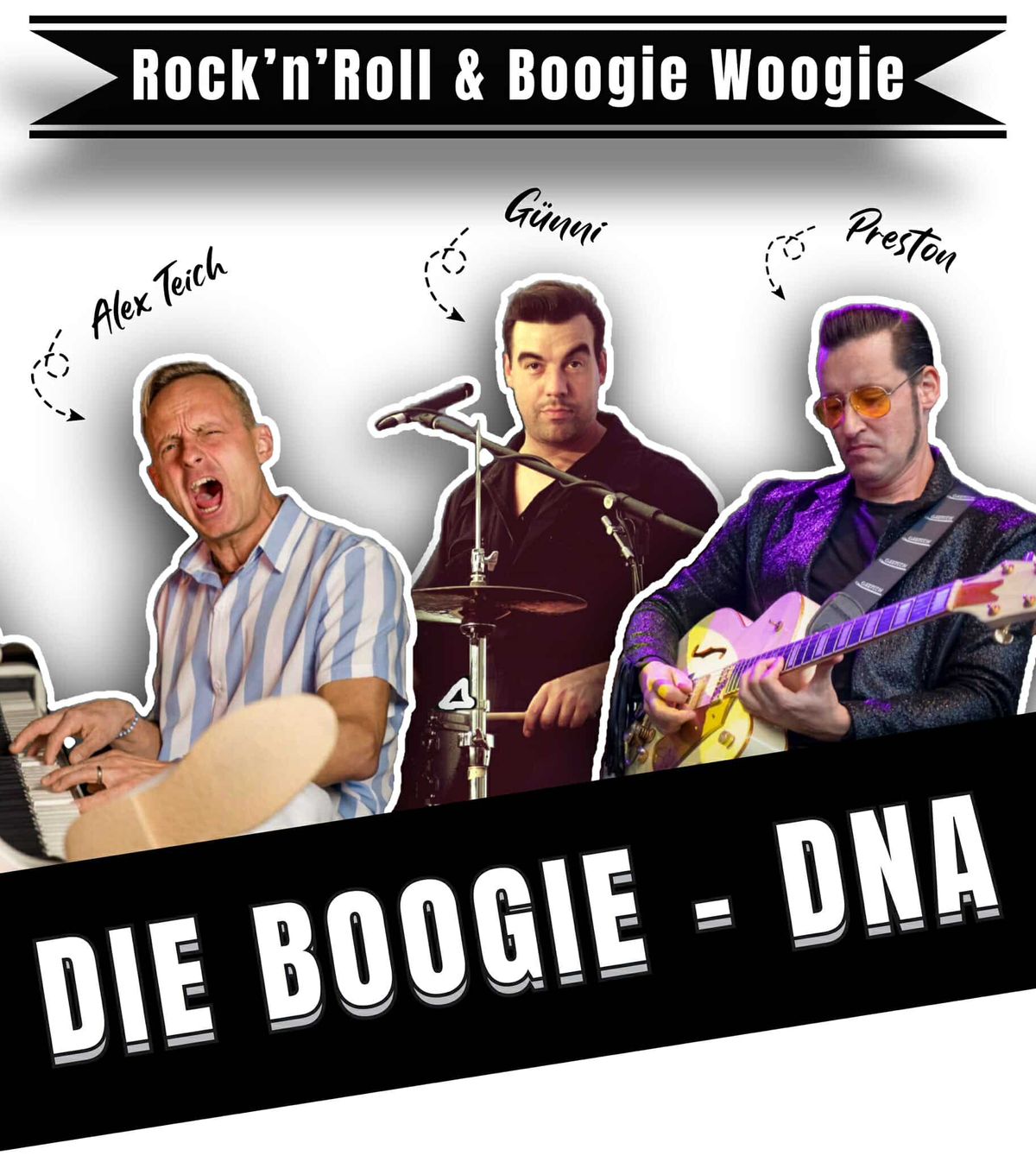 Die Boogie DNA zum Rock\u00b4n\u00b4Roll Stammtisch