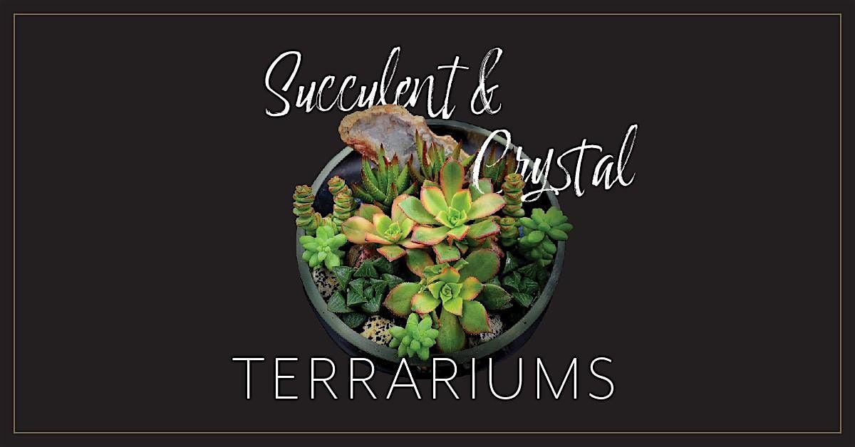 Succulent & Crystal Terrariums @ Bruz Beers
