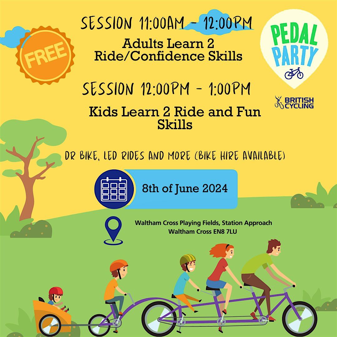 Waltham Cross Pedal Party - Community Cycling Event