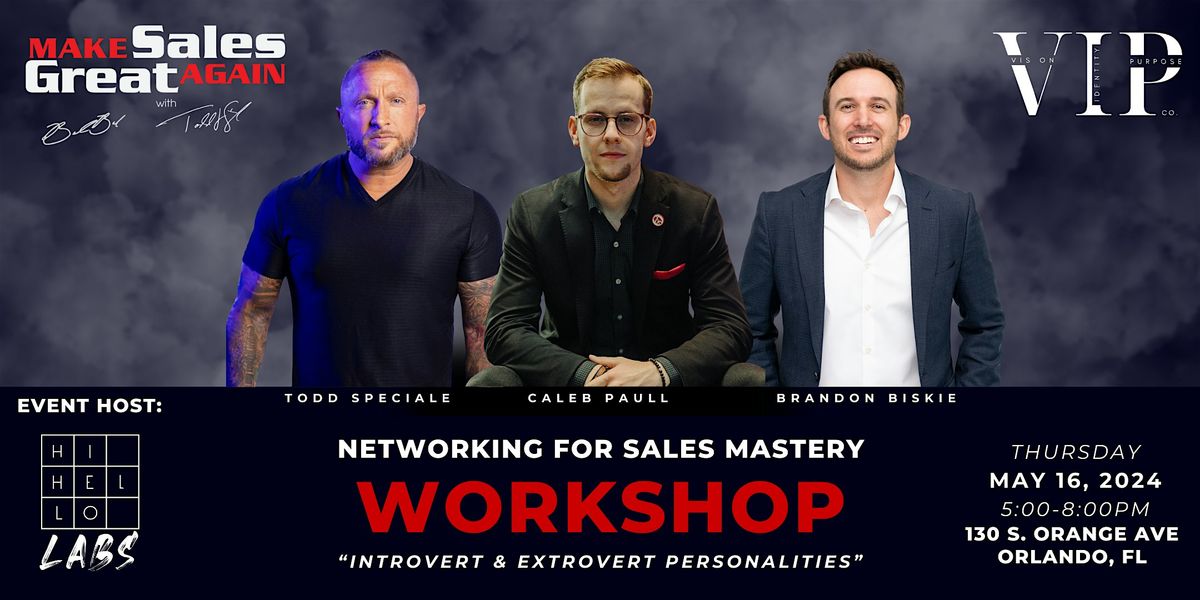 Networking for Sales Mastery Workshop