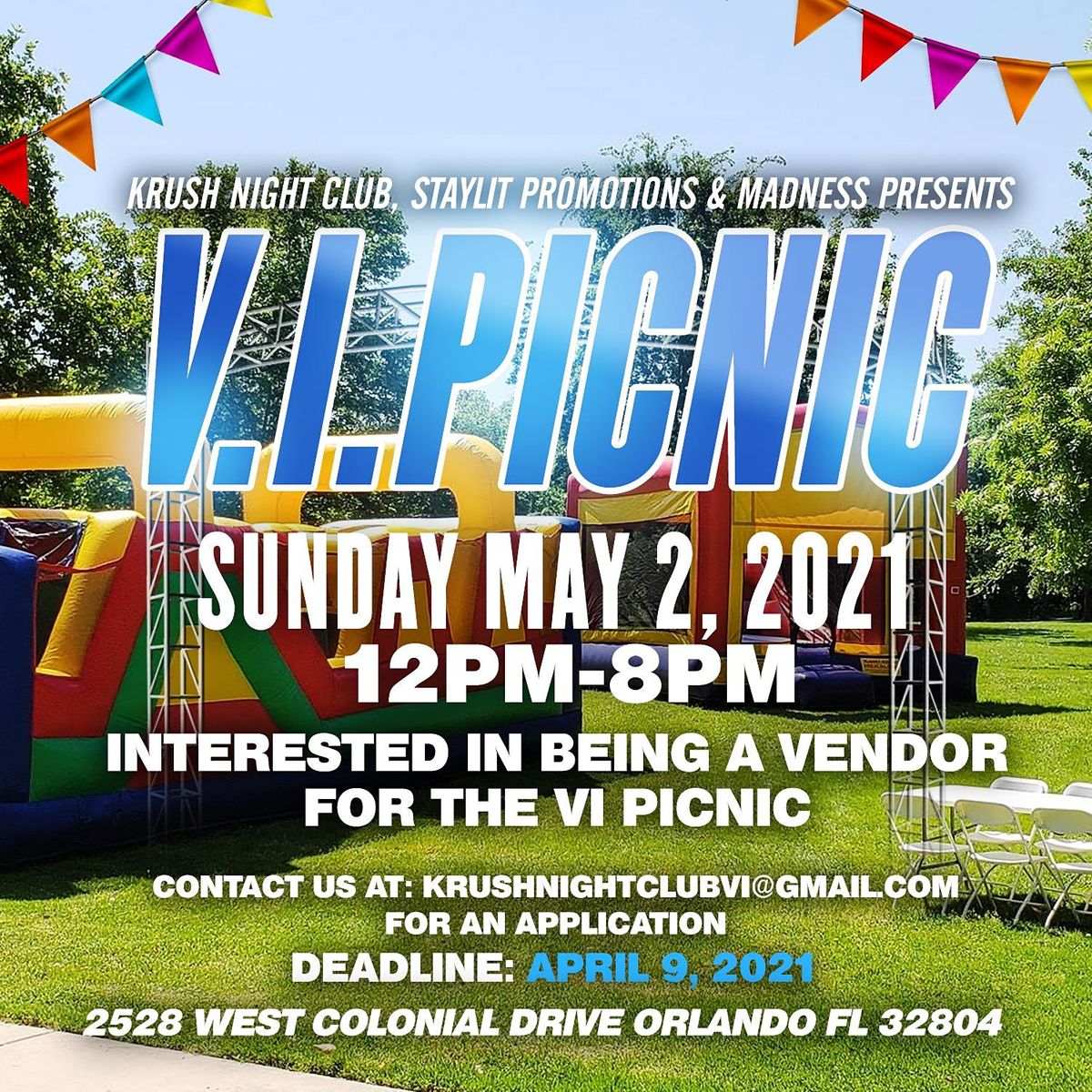 VI Picnic, 2528 W Colonial Dr, Orlando, 2 May 2021