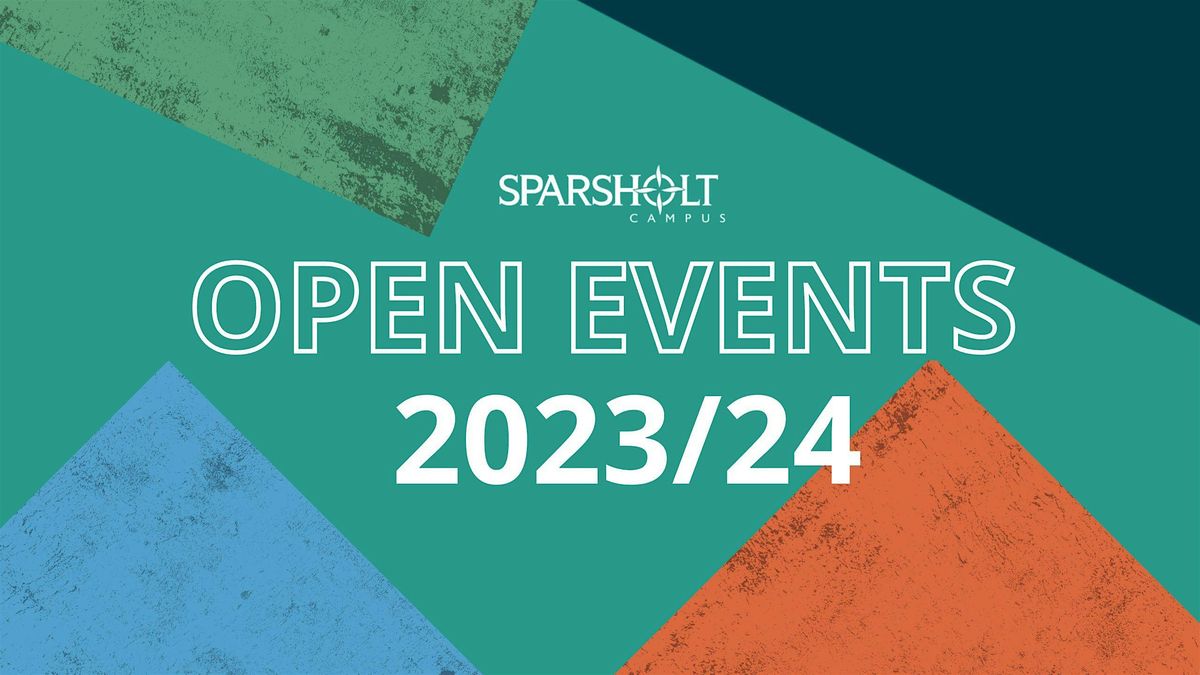 Sparsholt College - Thursday 13 June 2024 Open Evening