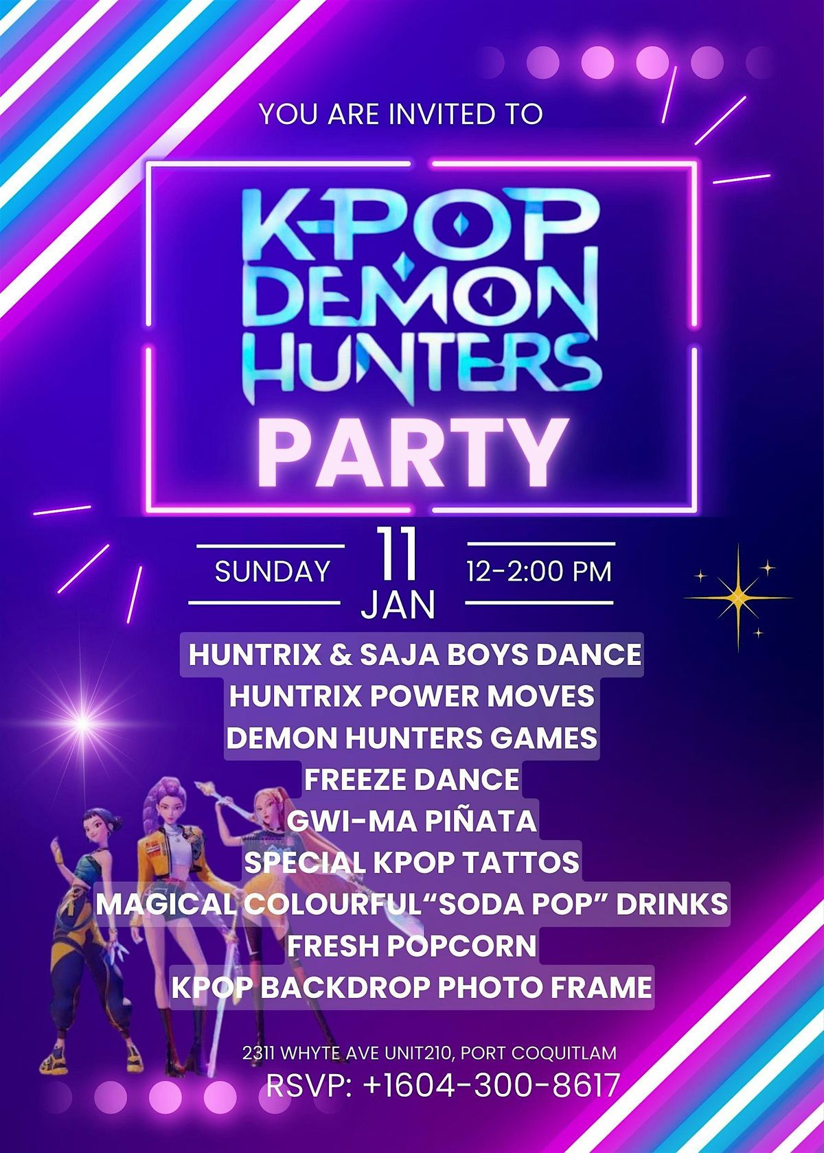 KPOP DANCE & GAMES PARTY (KIDS 5-14)