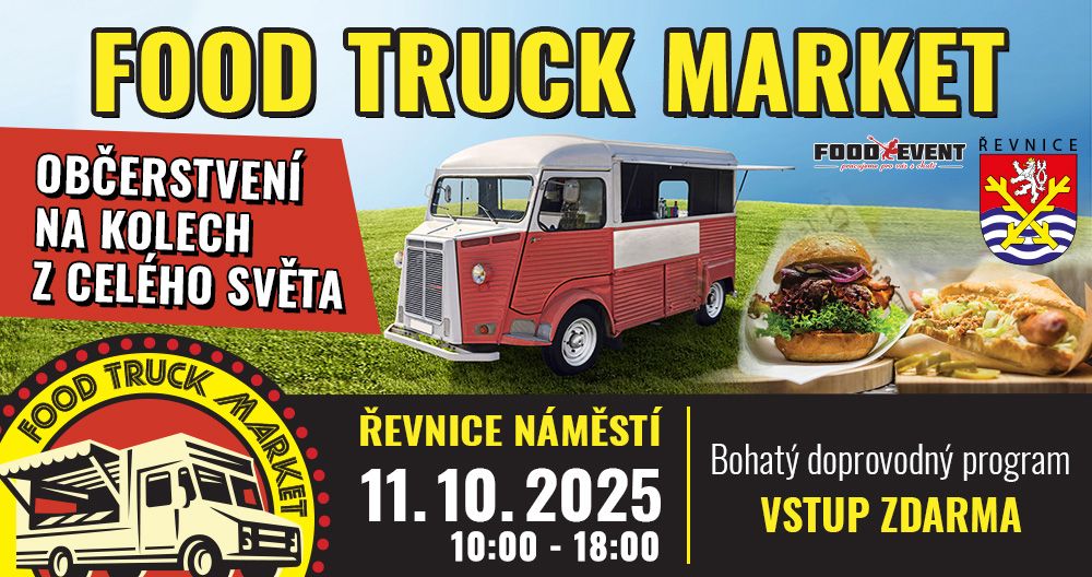 FOOD TRUCK MARKET \u0158evnice 11.10.2025