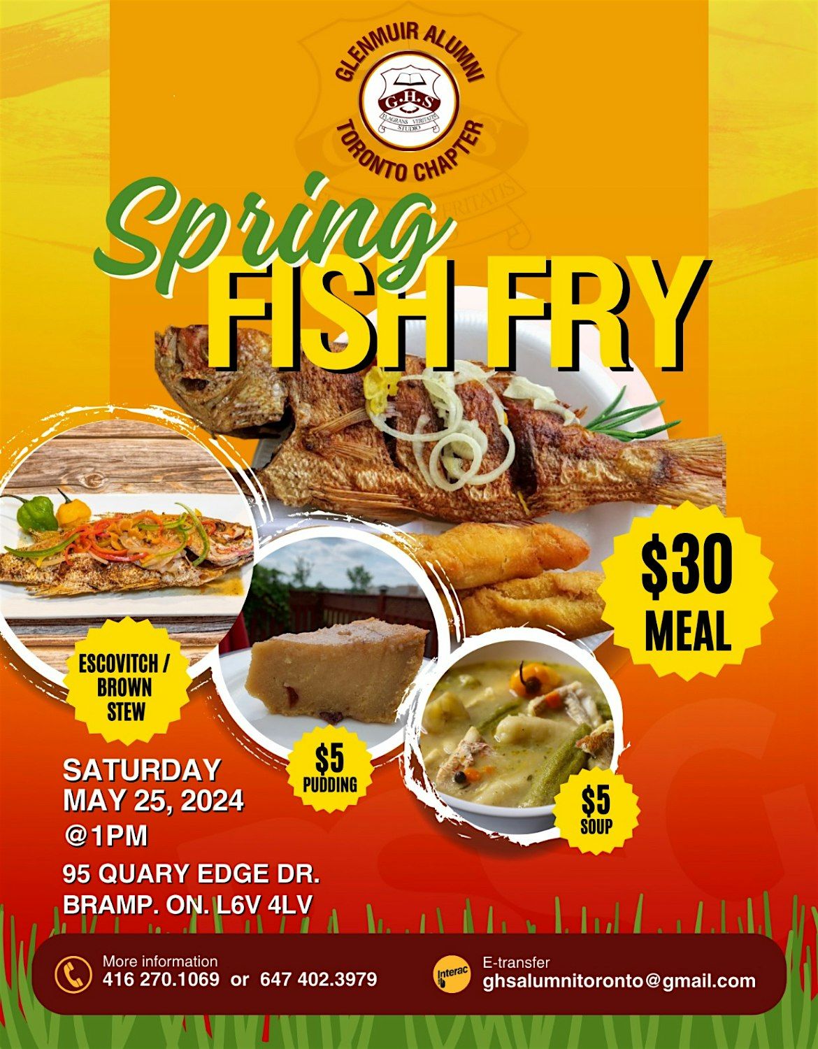 Glenmuir High School PSA Toronto - Spring Fish Fry