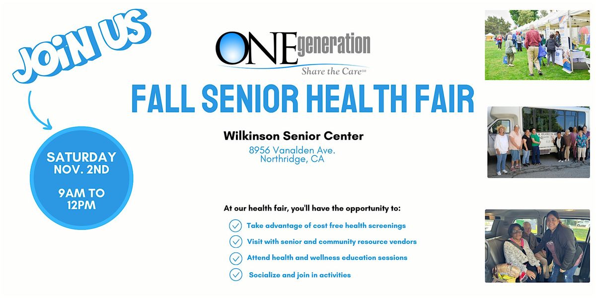 Fall Senior Health Fair