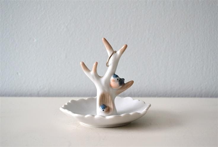 Make Ring Trees on Pottery Wheel for couples  with Kelsey