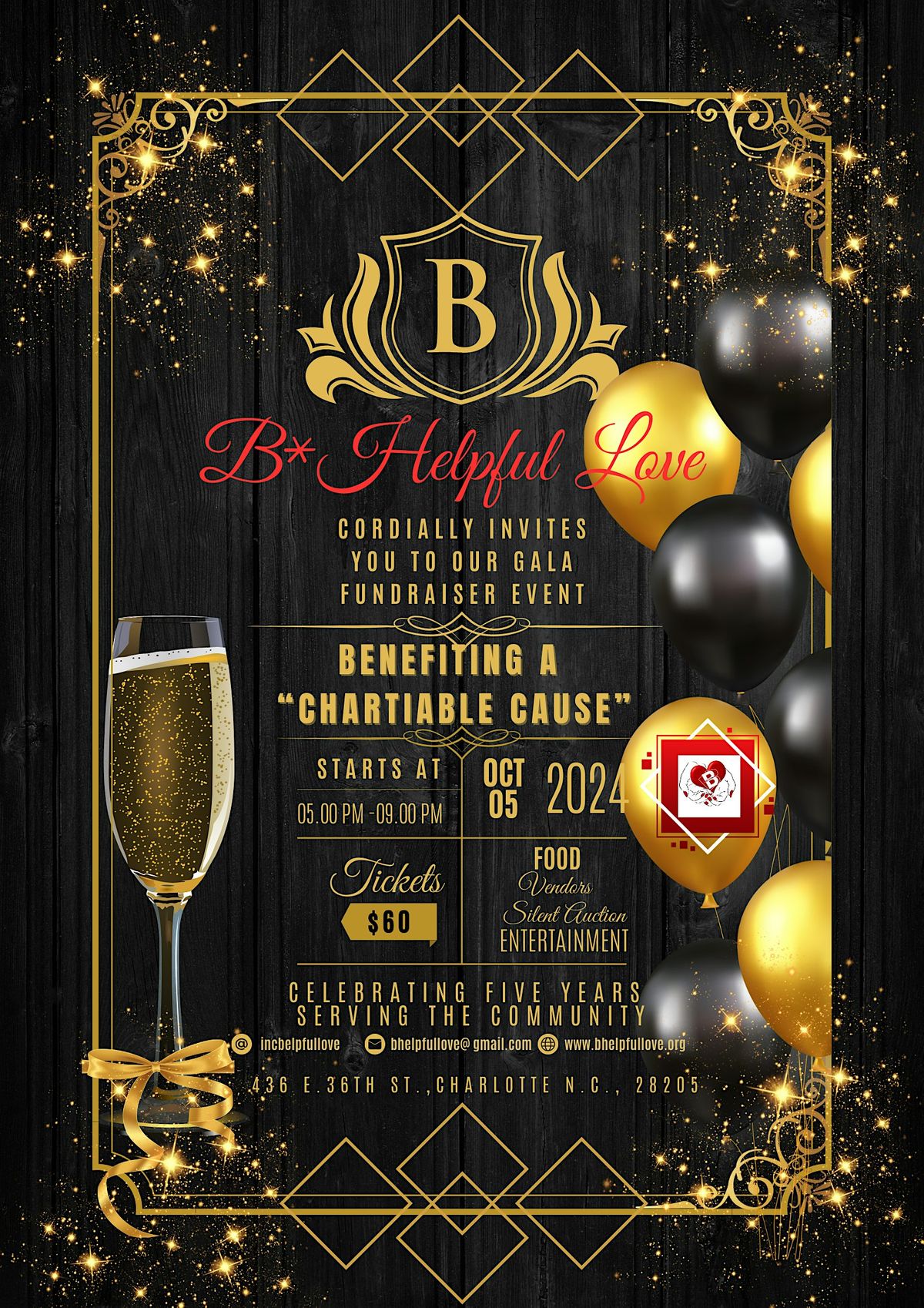 B* Helpful Love Fundraiser Gala Event