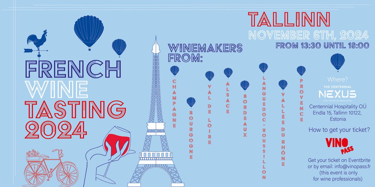 French Wine Tasting 2024 - TALLINN