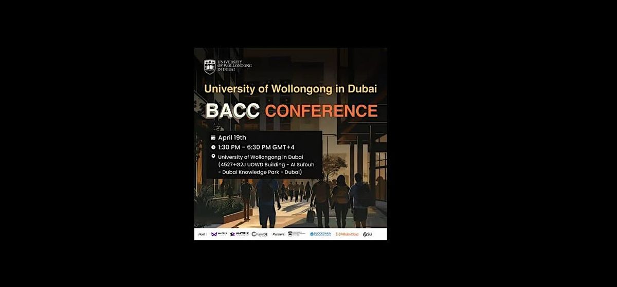University of Wollongong in Dubai Blockchain and AI Conference (BAC)