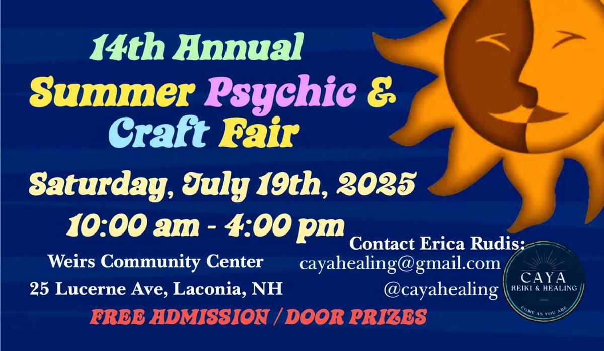 14th Annual Summer Psychic & Craft Fair