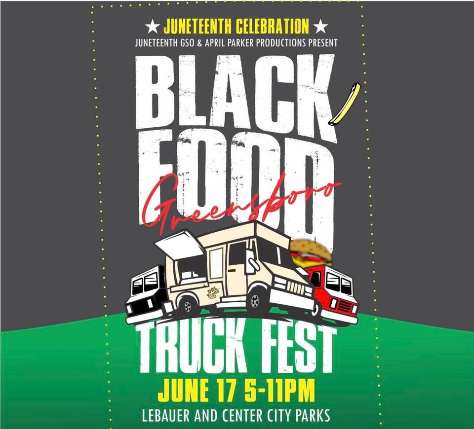 Black Food Truck Festival, LeBauer Park at Greensboro