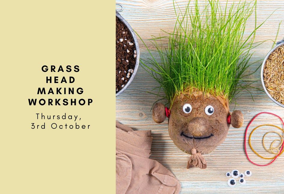 FREE Kids Grass Head Making Workshop