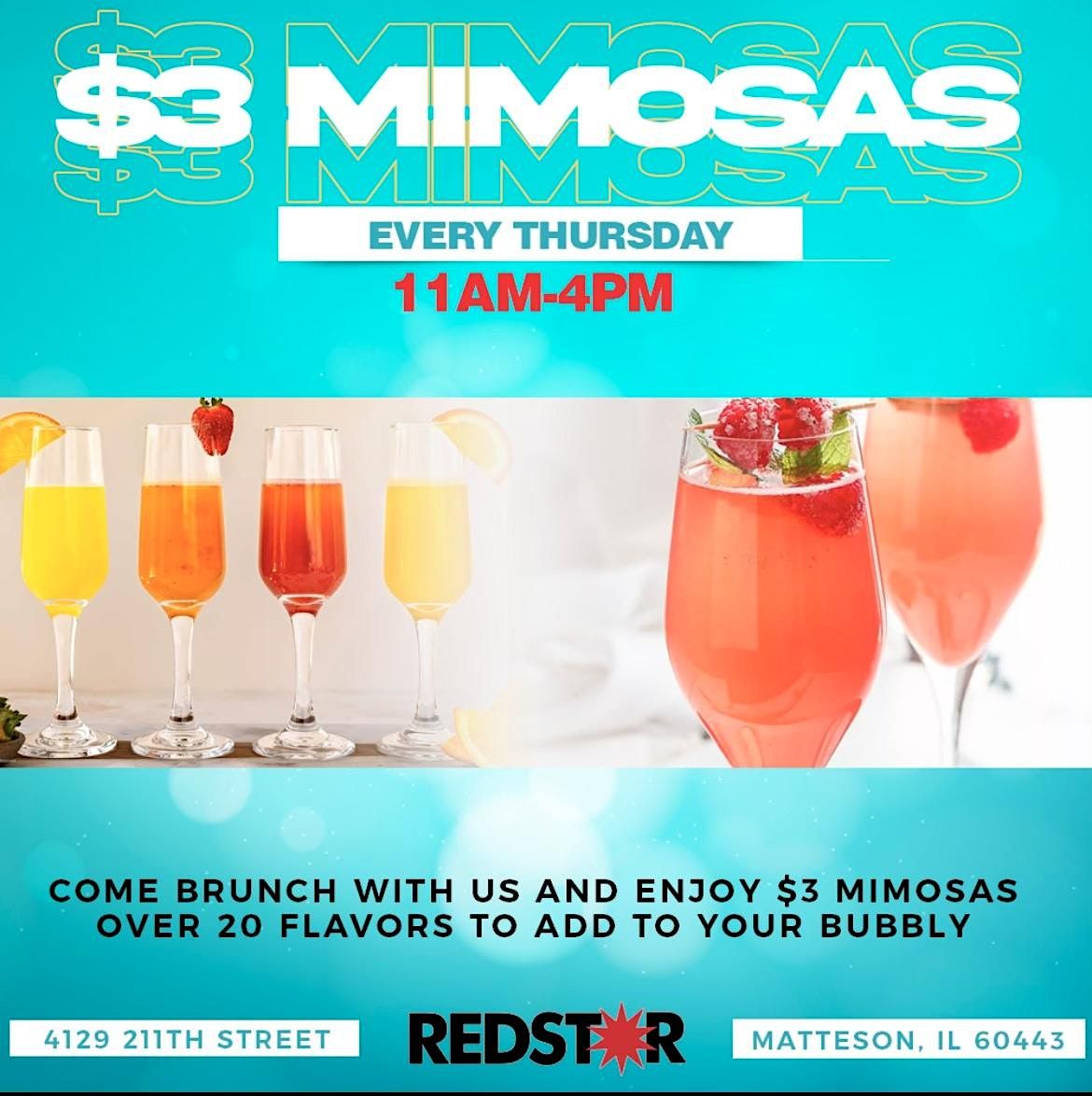 $3 MIMOSA THURSDAY