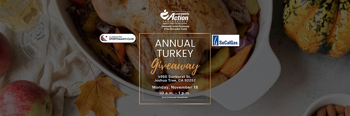 CAPSBC Annual Turkey Giveaway Low Desert